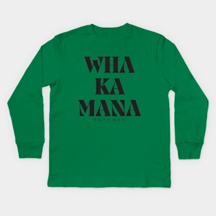 Embrace the Power of Maori Culture with Our Authentic Kids Long Sleeve T-Shirt